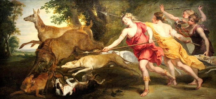 Diane à la chasse - Pierre Paul Rubens (1636-1639) - Collection privée